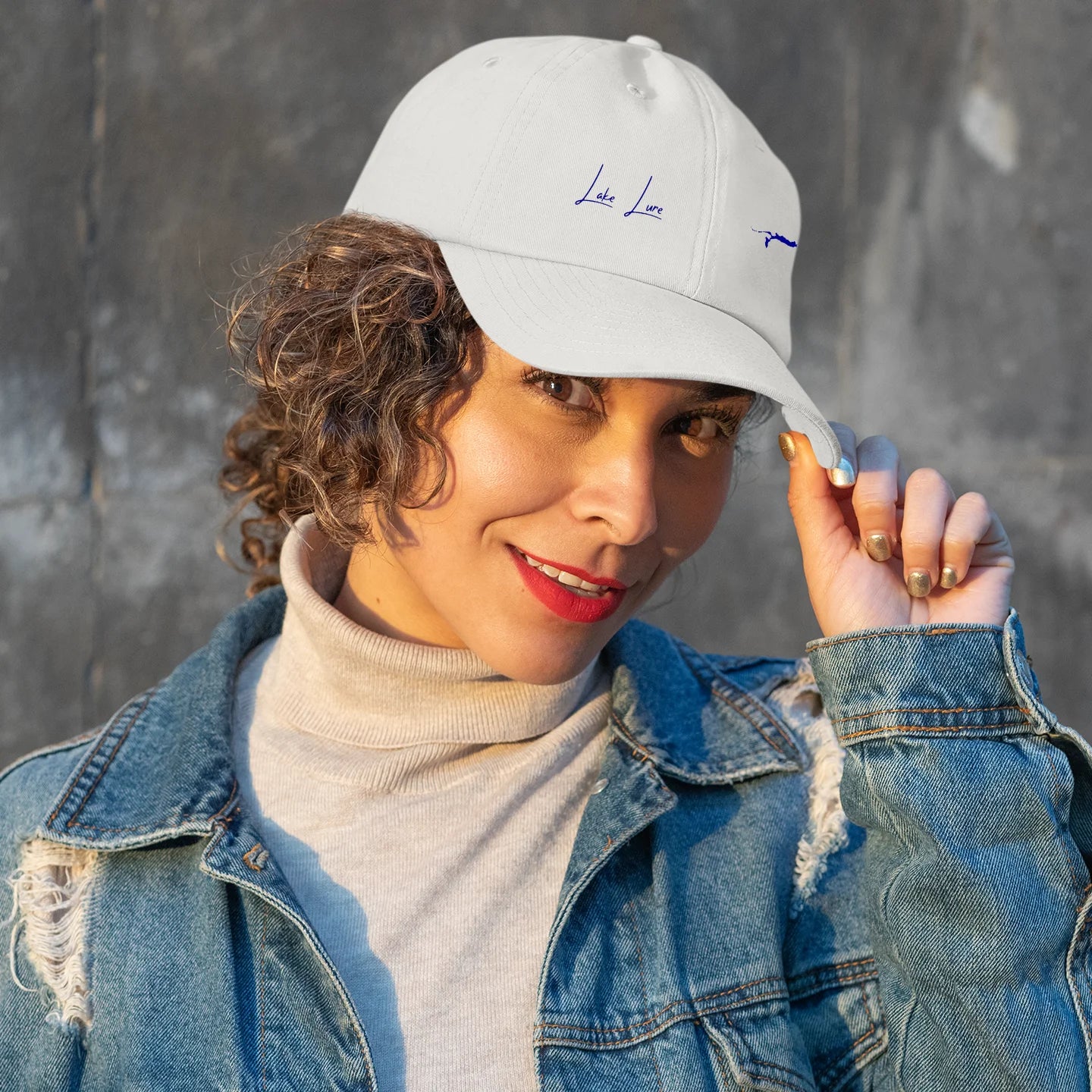 lifestyle image of Lake Lure North Carolina Baseball Cap