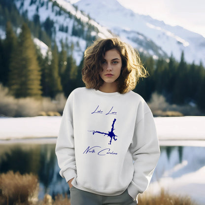 lifestyle image of Lake Lure North Carolina Sweatshirt
