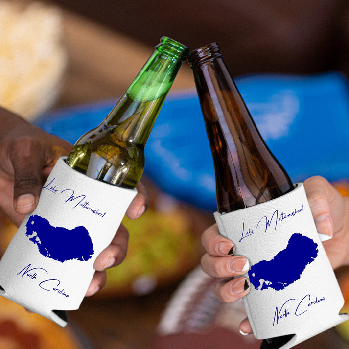 lifestyle image of Lake Mattamuskeet North Carolina Can Koozie