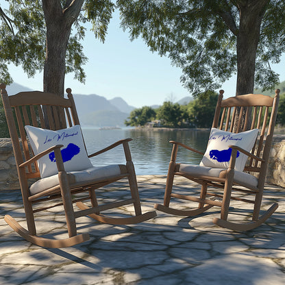 lifestyle image of Lake Mattamuskeet North Carolina Outdoor Pillow