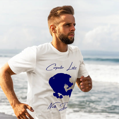 lifestyle image of Carpenter Lake North Dakota T-shirt