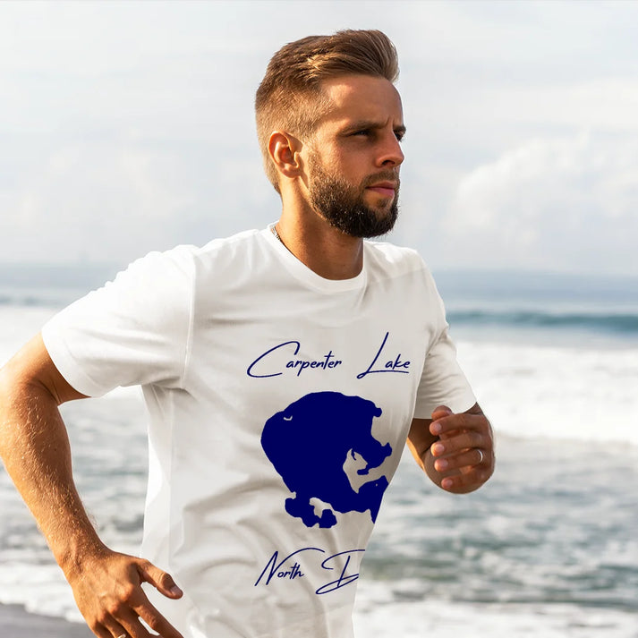 lifestyle image of Carpenter Lake North Dakota T-shirt