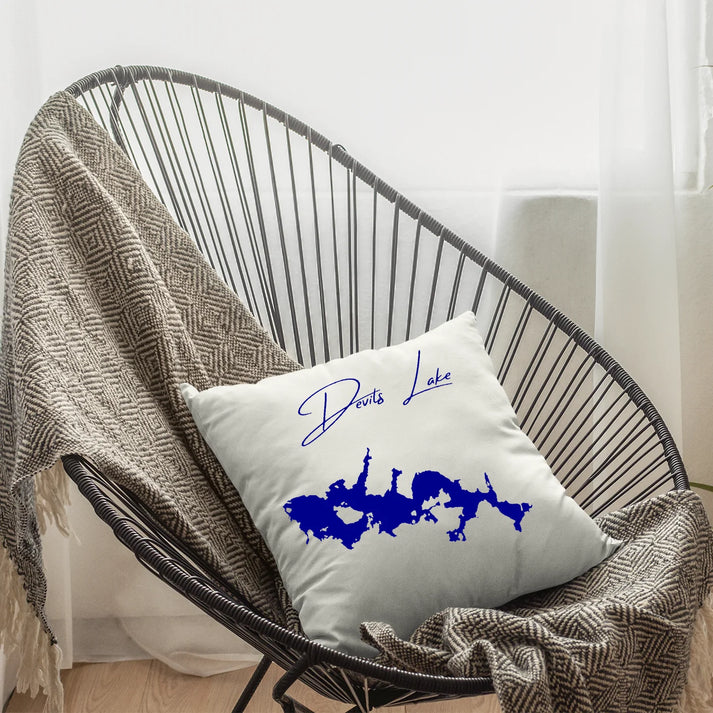 lifestyle image of Devils Lake North Dakota Pillow