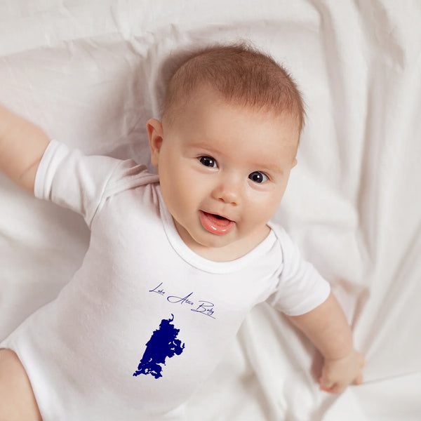 lifestyle image of Lake Alice North Dakota Onesie