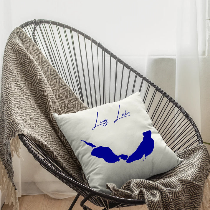 lifestyle image of Long Lake North Dakota Pillow