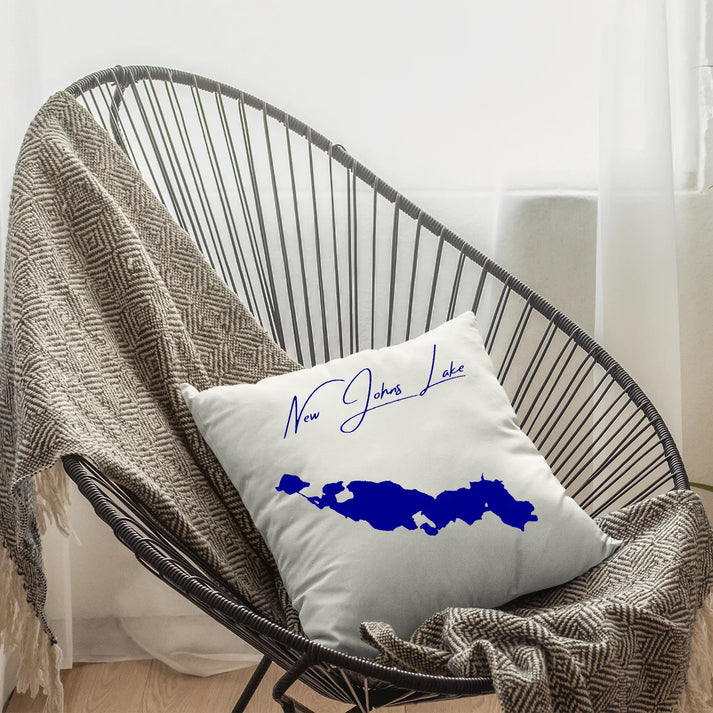 lifestyle image of New Johns Lake North Dakota Pillow