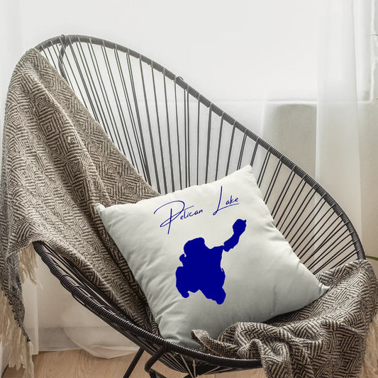 lifestyle image of Pelican Lake North Dakota Pillow
