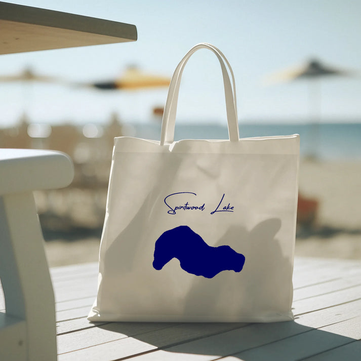 lifestyle image of Spiritwood Lake North Dakota Tote Bag