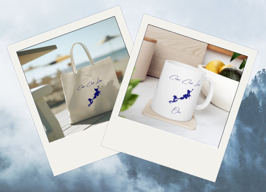 Product collage of Caesar Creek Lake