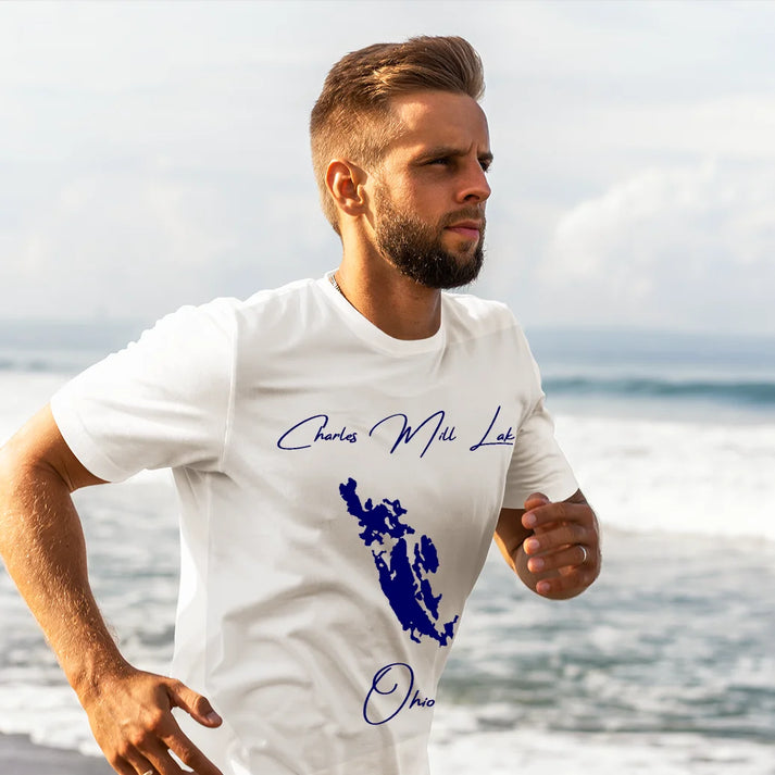 lifestyle image of Charles Mill Lake Ohio T-shirt