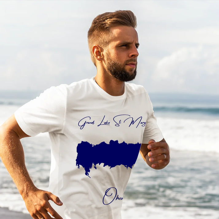 lifestyle image of Grand Lake St. Marys Ohio T-shirt