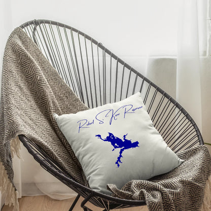 lifestyle image of Robert S. Kerr Reservoir Oklahoma Pillow