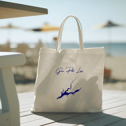 lifestyle image of Green Peter Lake Oregon Tote Bag