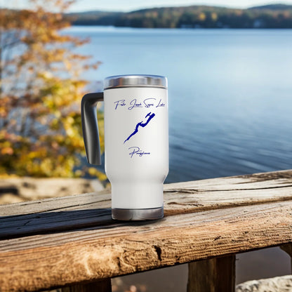 lifestyle image of Foster Joseph Sayers Lake Pennsylvania Travel Mug