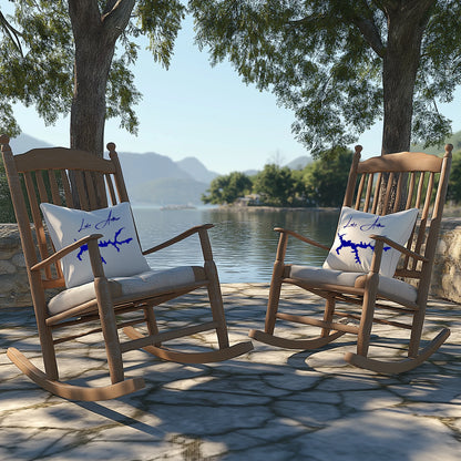 lifestyle image of Lake Arthur Pennsylvania Outdoor Pillow