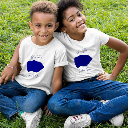 lifestyle image of Geneva Pond Rhode Island Youth T-shirt