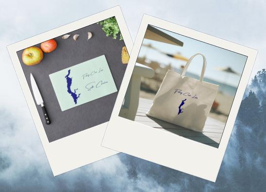 Product collage of Fishing Creek Lake