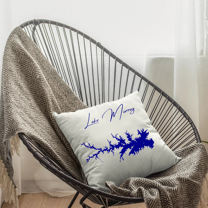 lifestyle image of Lake Murray South Carolina Pillow
