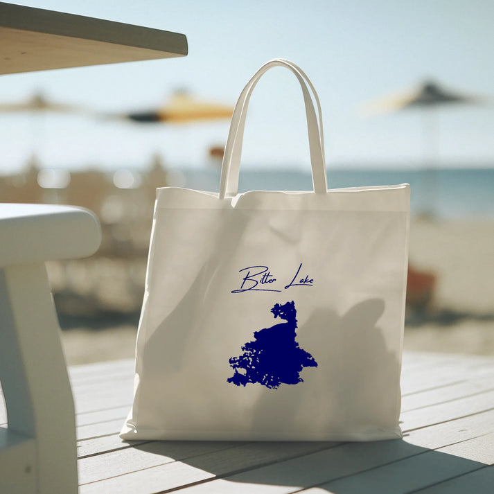 lifestyle image of Bitter Lake South Dakota Tote Bag