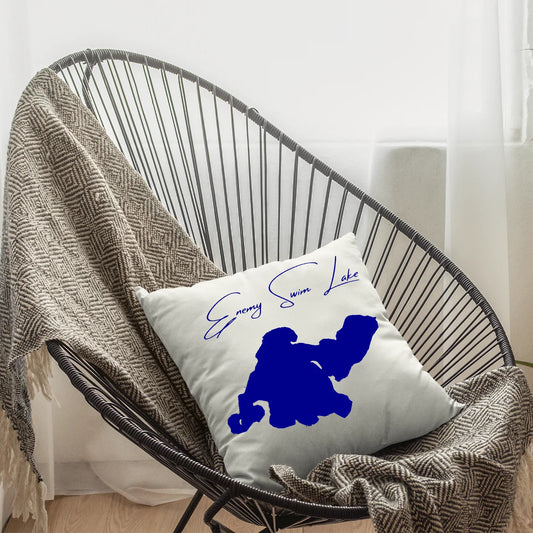 lifestyle image of Enemy Swim Lake South Dakota Pillow