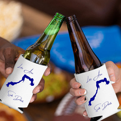lifestyle image of Lake Alvin South Dakota Can Koozie