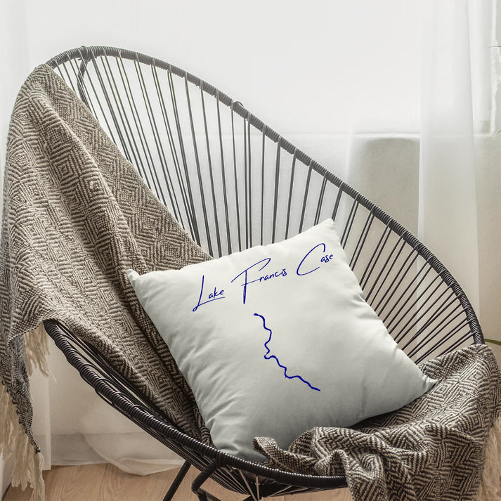 lifestyle image of Lake Francis Case South Dakota Pillow