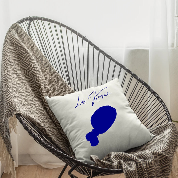 lifestyle image of Lake Kampeska South Dakota Pillow
