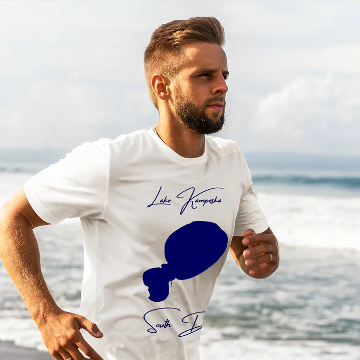 lifestyle image of Lake Kampeska South Dakota T-shirt