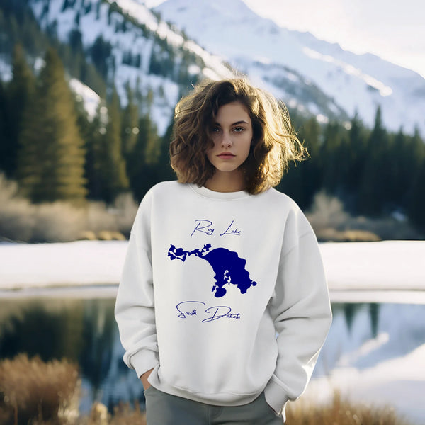 lifestyle image of Roy Lake South Dakota Sweatshirt