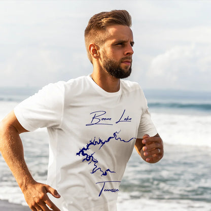 lifestyle image of Boone Lake Tennessee T-shirt