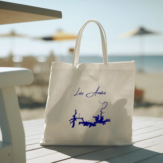 lifestyle image of Lake Amistad Texas Tote Bag