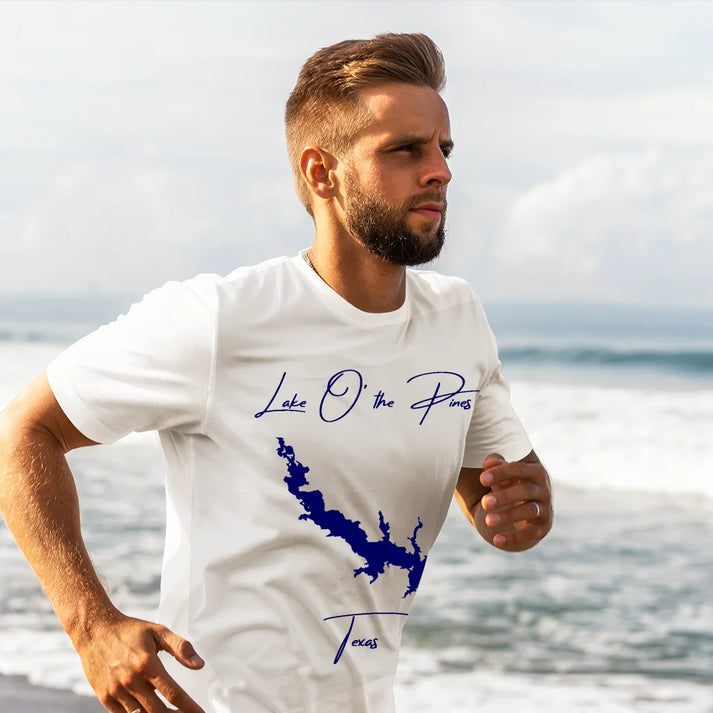 lifestyle image of Lake O' the Pines Texas T-shirt