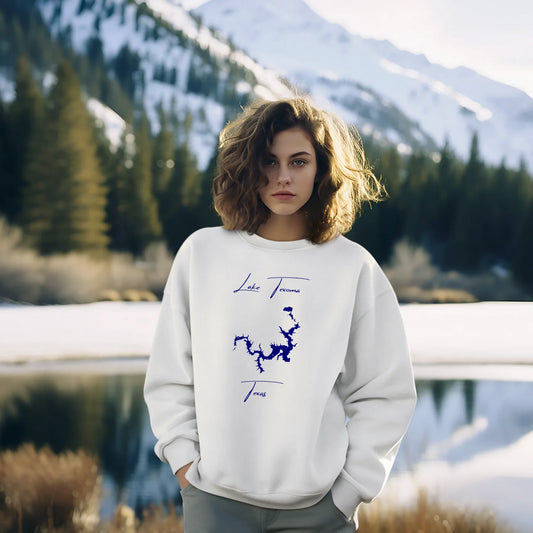 lifestyle image of Lake Texoma Texas Sweatshirt