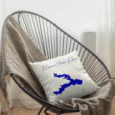 Texas Richland-Chambers Reservoir  Pillow lifestyle view