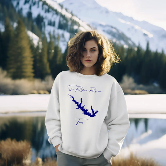 lifestyle image of Sam Rayburn Reservoir Texas Sweatshirt