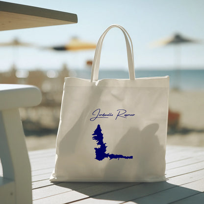 lifestyle image of Jordanelle Reservoir Utah Tote Bag