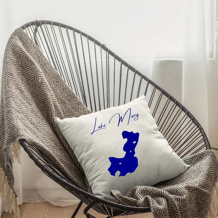 lifestyle image of Lake Mary Utah Pillow