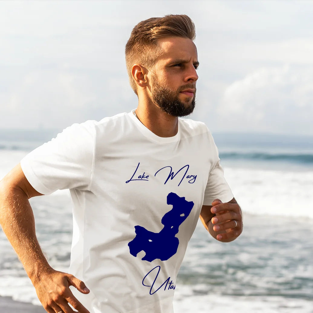 lifestyle image of Lake Mary Utah T-shirt