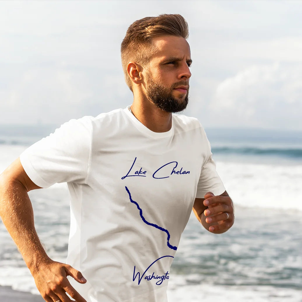 lifestyle image of Lake Chelan Washington T-shirt