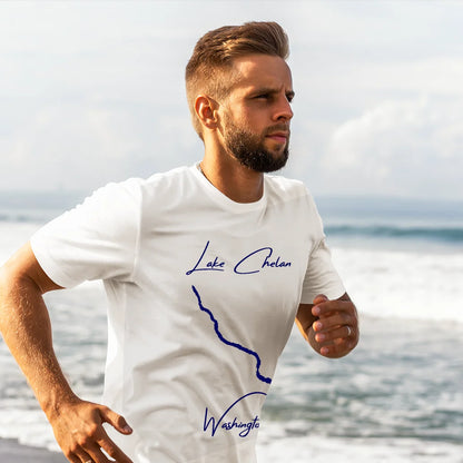 lifestyle image of Lake Chelan Washington T-shirt