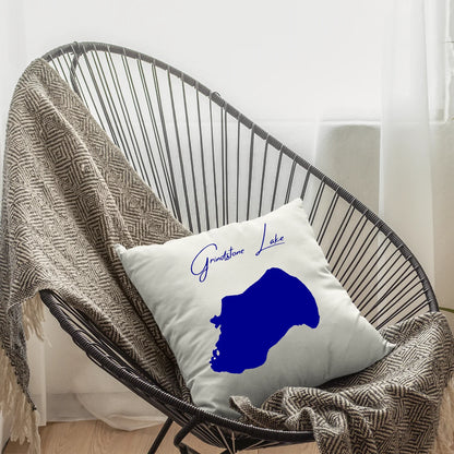 lifestyle image of Grindstone Lake Wisconsin Pillow