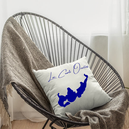 lifestyle image of Lac Courte Oreilles Wisconsin Pillow