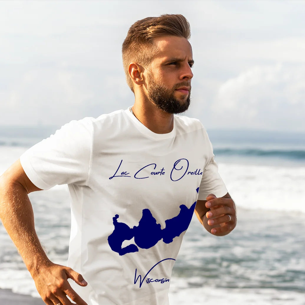 lifestyle image of Lac Courte Oreilles Wisconsin T-shirt