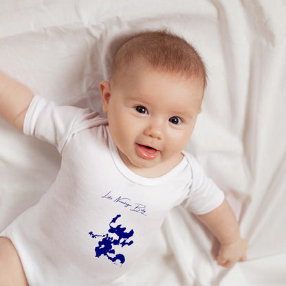lifestyle image of Lake Namakagon Wisconsin Onesie