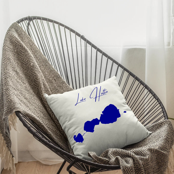lifestyle image of Lake Hattie Wyoming Pillow