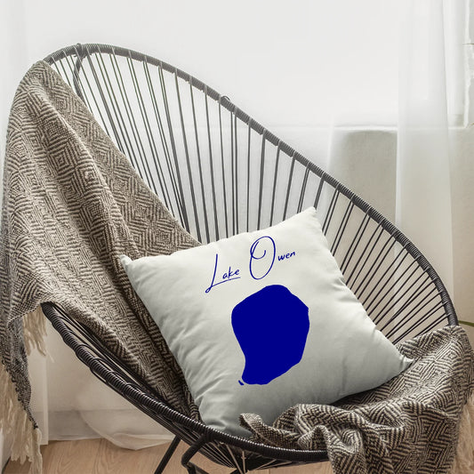 lifestyle image of Lake Owen Wyoming Pillow