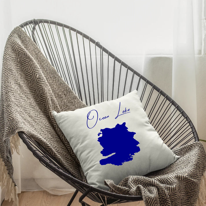 lifestyle image of Ocean Lake Wyoming Pillow